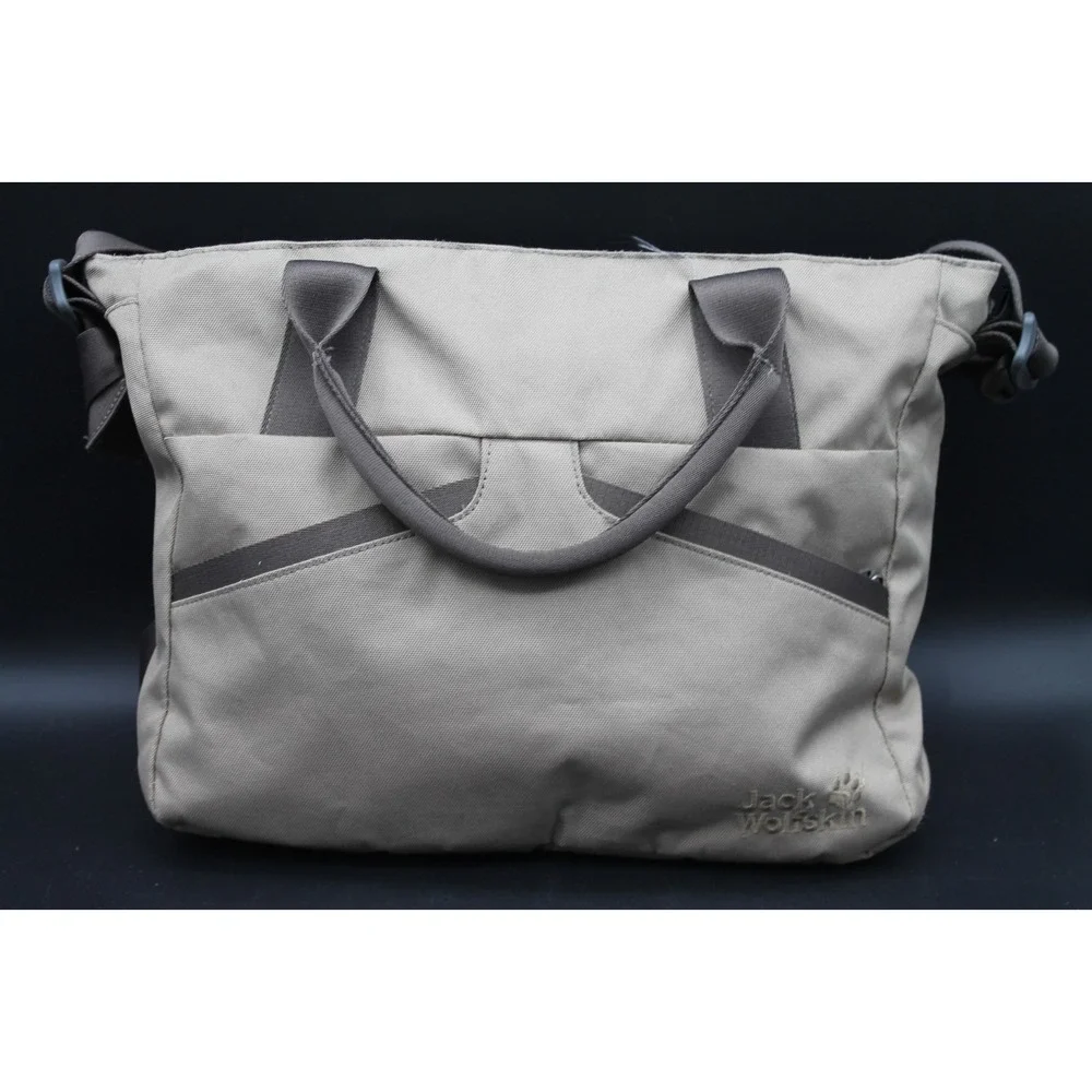 Jack Wolfskin Midtown Khaki Tan Tote Bag Shoulder Travel Organizer Germany